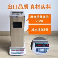 净也不锈钢垃圾桶酒店大堂立式带烟灰缸电梯口专用烟灰桶走廊果皮箱