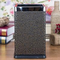 净也双层垃圾桶家用创意酒店高档欧式无盖大号厕所卫生间不锈钢垃圾筒