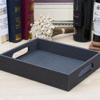 净也坤福茶具托盘长方形 家用茶杯北欧创意木制欧式 茶盘托盘