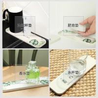 净也硅藻土皂架盒洗漱台吸水垫皂拖硅藻泥垫防水皂托洗手台浴室置物架