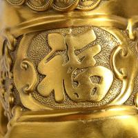 净也吉善缘 纯铜牛摆件华尔街牛旺市铜牛摆件 彩铜牛办公室摆设