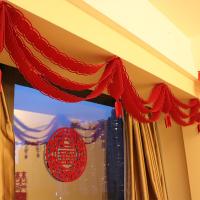净也卓策 创意婚房波浪旗拉花结婚新房装饰吊件婚庆客厅卧室布置用品