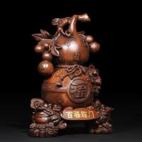 净也吉善缘 葫芦摆件工艺品客厅玄关酒柜办公室装饰乔迁礼品