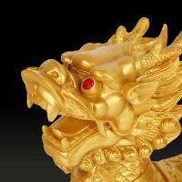 净也吉善缘 树脂麒麟摆件一对 摆设开业家居装饰品工艺品礼品