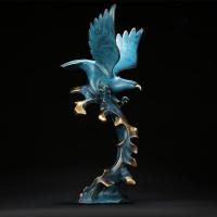 净也吉善缘《展翅高飞》纯铜老鹰摆件 铜雄鹰大展宏图鹰工艺礼品