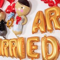 净也结婚婚房气球装饰创意婚礼布置卧室场景婚庆用品批发铝膜浪漫套餐