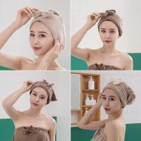 净也超强吸水干发帽珊瑚绒包头浴帽女可爱擦头发毛巾速干头巾洗头神器