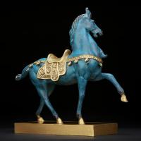 净也[清仓]吉善缘 《的卢马》铜马摆件 家居办公室工艺礼品