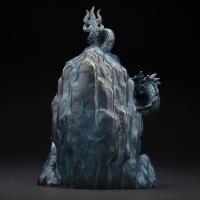 净也吉善缘 全铜石敢当摆件 补角纳财靠山石敢当办公室石工艺品