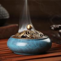 净也吉善缘 纯铜香炉 家用香炉室内香薰炉仿古茶道熏香炉香道佛具
