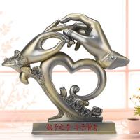 净也吉善缘 结婚家居装饰品摆件 创意工艺品送朋友新婚庆礼品