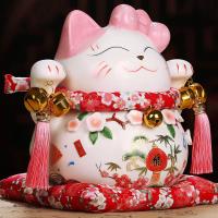 净也吉善缘开业礼品创意猫日式店铺收银台摆件陶瓷家居装饰品