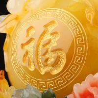 净也吉善缘水晶树葫芦摆件 工艺品家居装饰品乔迁新居礼品