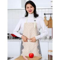 净也可擦手围裙女围腰家用厨房防水罩衣男厨师炒菜工作服成人加厚围兜