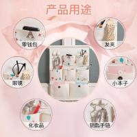 净也宿舍神器墙挂式挂袋收纳袋手机内衣袋子挂墙寝室后墙上置物布袋