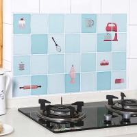 净也自粘防油贴纸厨房耐高温防水瓷砖贴灶台 家用台面防油污油烟贴