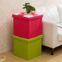 净也收纳凳服装店沙发正方形凳子折叠家用储物凳可坐成人床尾凳收纳箱