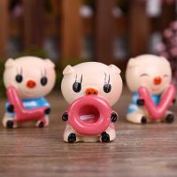 净也吉善缘 Love小猪套装全家福摆件 婚庆爱情Q版娃娃家居装饰品