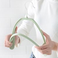 净也加厚宽肩衣架塑料防滑无痕挂衣架家用成人裤架服装店西装衣撑