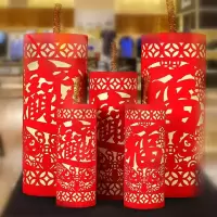净也新年春节装饰品座炮元旦商场坐炮摆件摆饰春节过年场景布置品