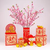 净也新年装饰挂件春节过年2020鼠年商场超市场景布置用品室内挂饰年货