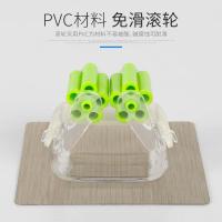 净也鑫宝鹭拖把挂钩免打孔强力粘钩免手洗旋转拖把卡座拖木地板拖把钩