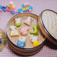 贝优贝比 果蔬卡通纯手工馒头面点240g 儿童创意营养早餐