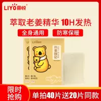 丽悦(LIYO)丽悦生姜贴自发热宫暖贴宝宝贴防寒保暖身女宫寒调理灸暖宝贴热帖20片装