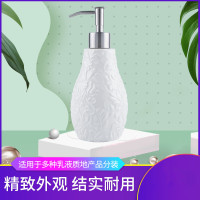 慧鑫居 巴黎人液瓶310ml 陶瓷洗手液瓶皂液器 乳液瓶洗发水沐浴露按压瓶