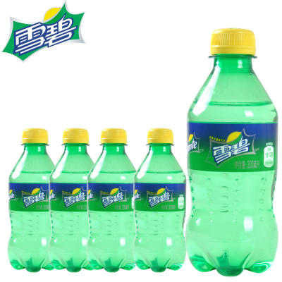 可口可乐 雪碧清爽柠檬味汽水300ml*6瓶