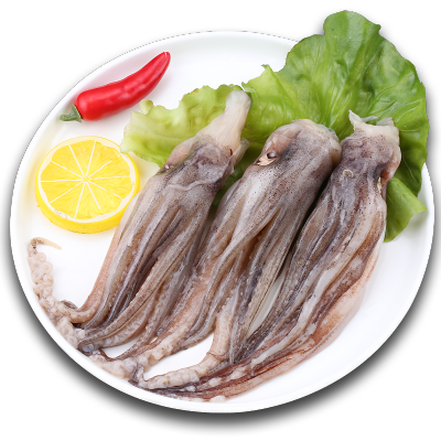 鱿鱼头黄海新鲜冷冻鱼类海鲜500G八爪鱼头烧烤食材一斤鱿鱼须 1斤鱿鱼头