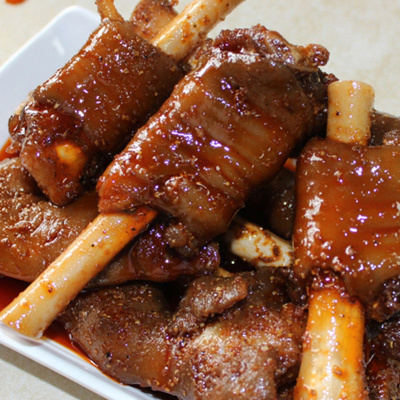 卤肉熟食羊脚羊蹄子批发麻辣羊肉年货卤味小吃网红零食休闲食品 1袋