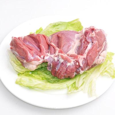 精修去骨羊腿肉生羊肉内蒙草地羊烧烤专用 去骨羊后腿3斤