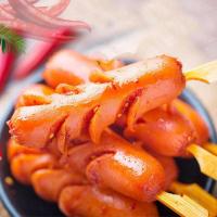 买20送20休闲零食麻辣炸炸肠 包烤香肠火腿肠热狗美食 香辣味买20包送20包[共40包]