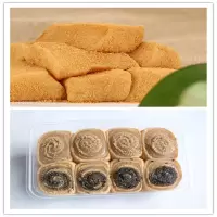 豆面卷驴打滚450g/盒开袋即食年糕打糕糯米糍粑零食豆面卷子 打糕+黑白芝麻馅