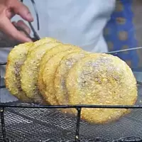 油炸咸豆沙粑糍粑纯糯米手工特产小吃粑粑年糕 2斤8个装咸豆粑