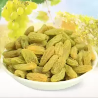2斤吐鲁番葡萄干新疆特产散装提子干绿宝石葡萄干 精品葡萄干500克*2包