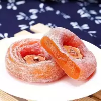 [新货手工柿饼]新鲜恭城柿饼柿饼子吊饼柿饼霜降吊饼1-3斤 农家圆柿饼500g*1袋[1斤装]