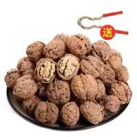 [买二斤送一斤]薄皮核桃纸皮核桃5斤坚果办公零食批发一斤 核桃买二斤送一斤(三斤装)送夹子