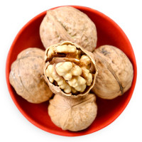 薄皮核桃可剥核桃仁坚果1-5斤多规格薄皮生核桃 1斤薄皮核桃[不送夹子]