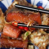 烟熏腊鱼干货500g鱼块干鱼腊肉年货麻辣鱼排鱼干原料 500g腊鱼