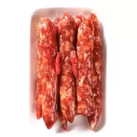 2斤湖南腊肉柴火烟熏腊肉腊肠五花熏肉腊猪头皮农家腊味 2斤广式香肠