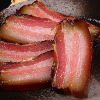 正宗农家烟熏土猪老腊肉五花腊肉 [正宗]去骨五花腊肉1斤