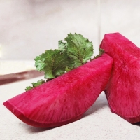 凤梨紫美人红心水果萝卜非沙窝萝卜新鲜蔬菜沙拉泡菜 5斤