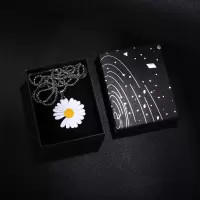 小雏菊吊坠蹦迪pmo闪电钛钢项链男菊花嘻哈配饰女潮 雏菊[礼盒装]