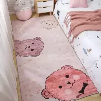卧室地毯少女床边地垫免洗可睡可坐床下垫子网红ins女生房间家用