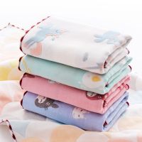 3/2条装 纯棉毛巾儿童婴儿纱布洗脸巾成人家用男女吸水速干擦脸巾