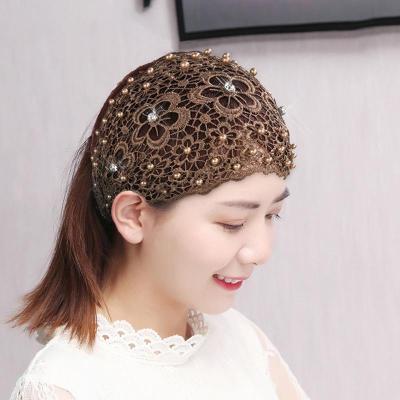薄款镂空发带网红宽边防滑压发时尚遮白发头箍女头饰头套碎发发箍