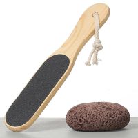 搓脚板皮老茧去角质洗搓修脚石磨脚石死皮搓脚器脚部护理工具 木质搓脚板+火山石[组合]