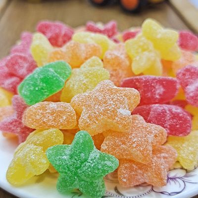 湛航 果味软糖粘牙网红糖怀旧零食混合数字糖水果味儿童休闲带砂糖散装